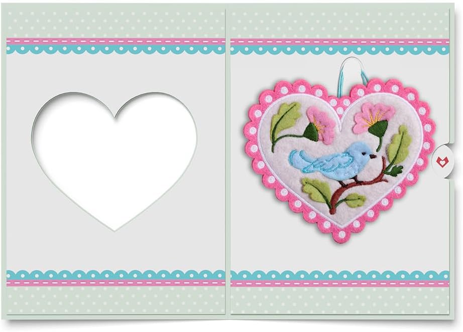Handmade Felt Heart Ornaments for Home Decoration