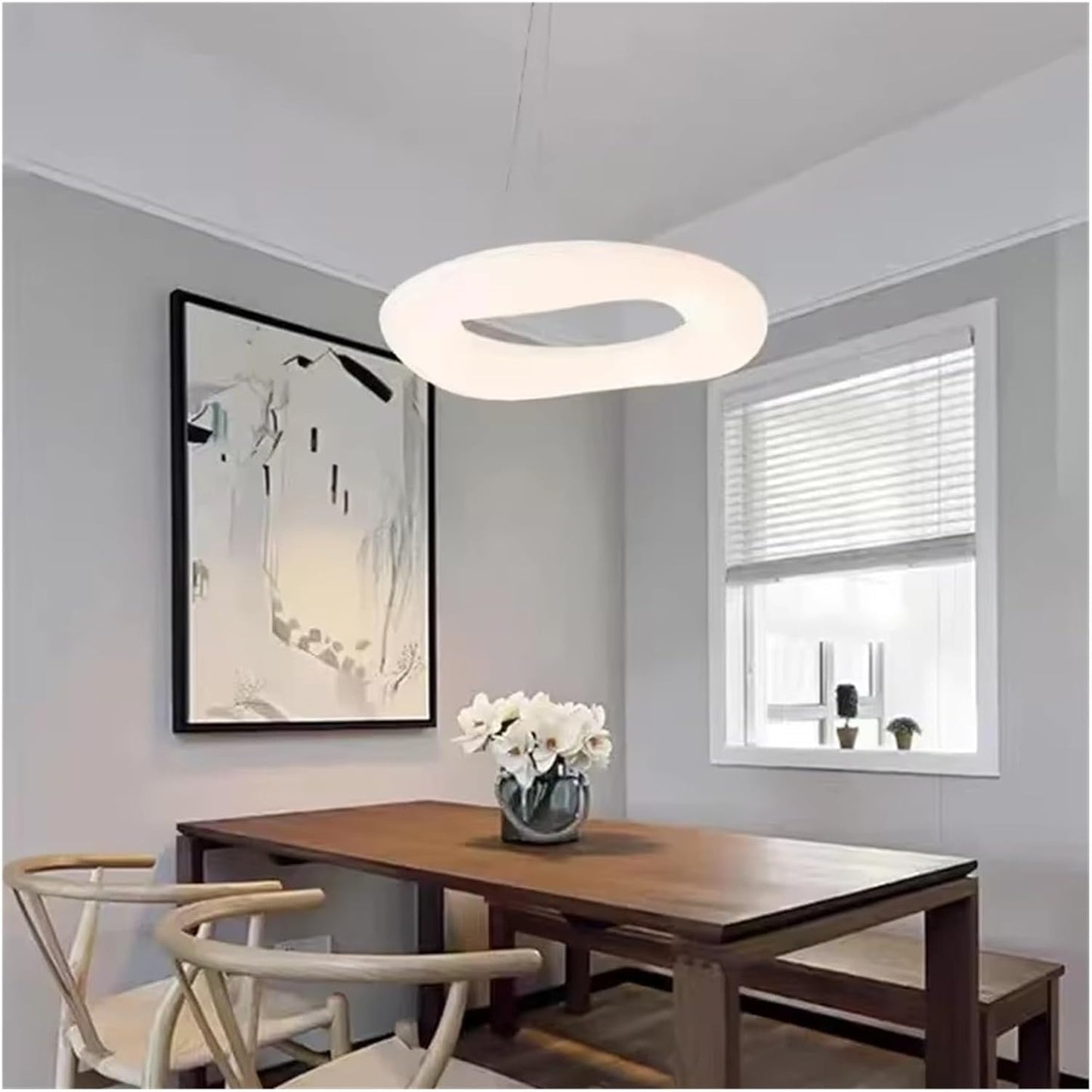Modern Pendant Chandelier – Smart Lighting for Bedroom