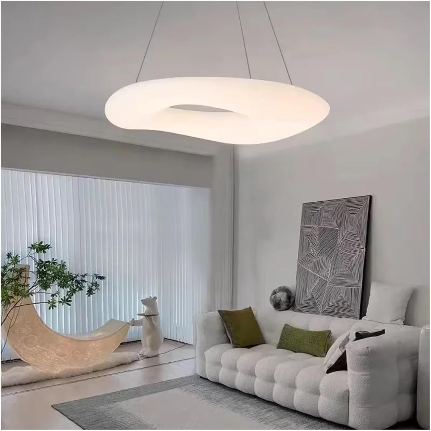 Modern Pendant Chandelier – Smart Lighting for Bedroom