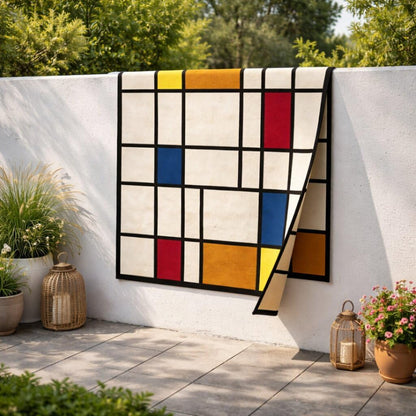 Modern Geometric Area Rug – Soft Minimalist Home Decor