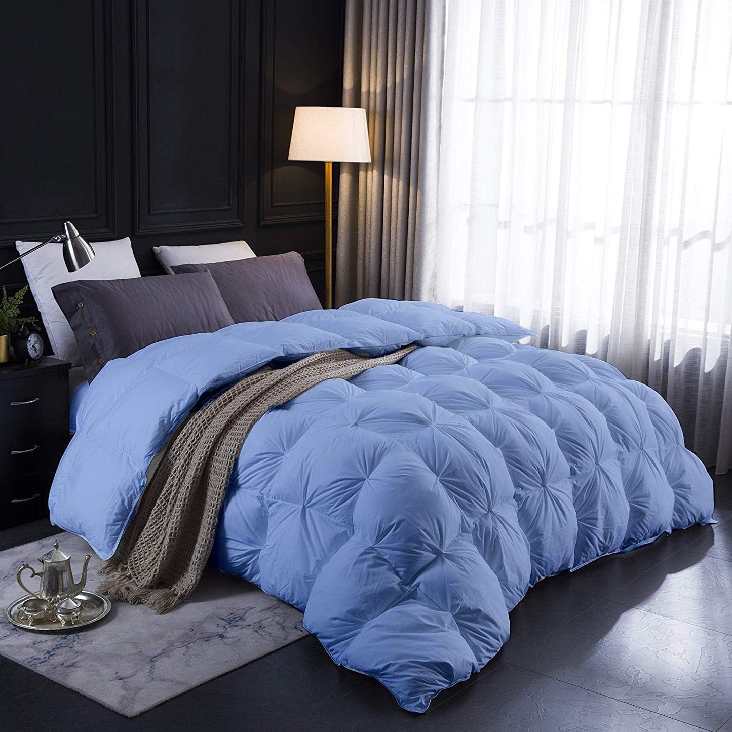 Pintuck Pleated Comforter – Soft & Cozy Bedding for Bedroom